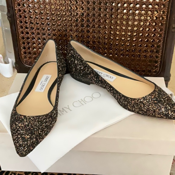 Jimmy Choo Shoes - New in box Jimmy Choo romy flats 37.5 size 7.